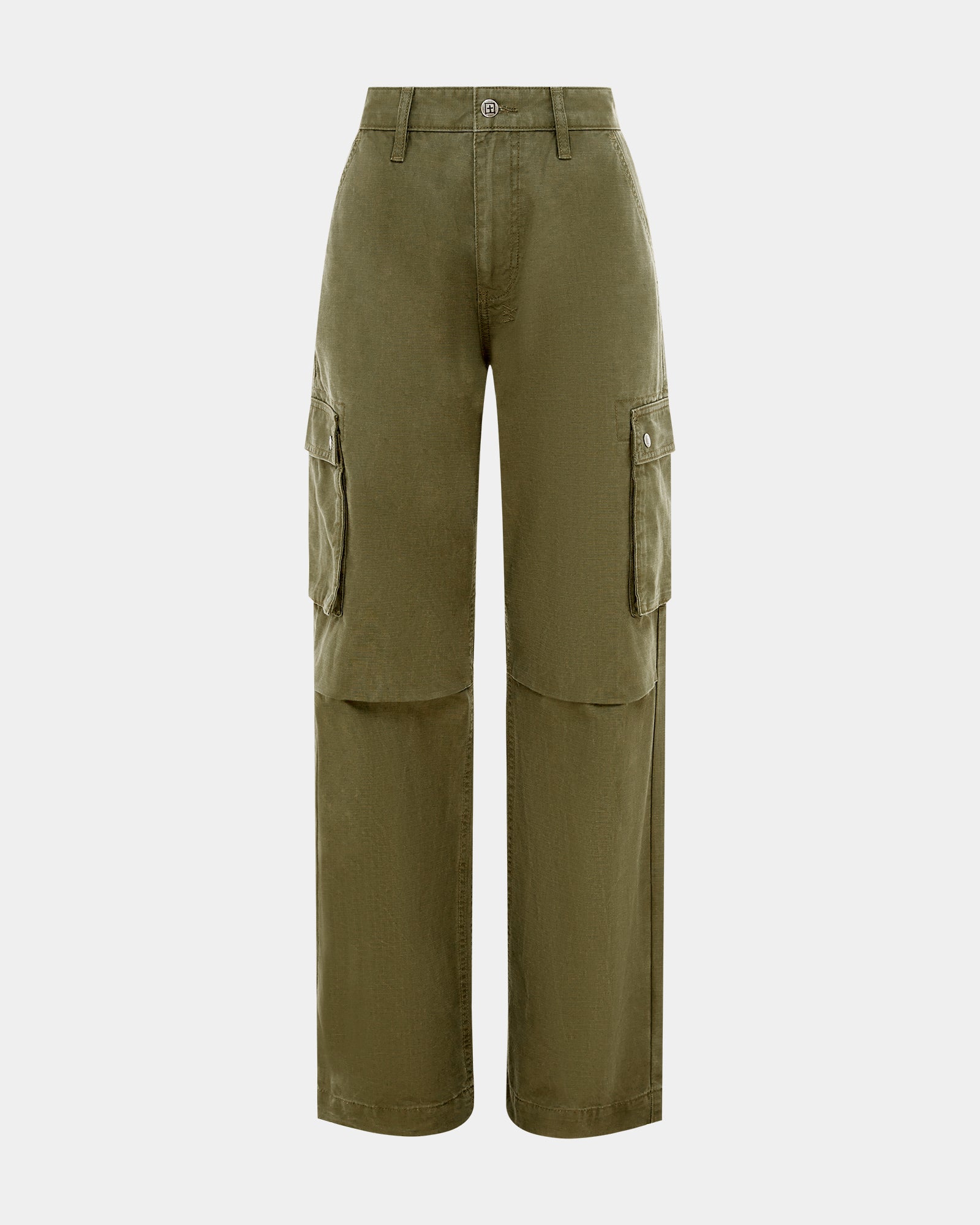 WOMENS  SQUAD CARGO KHAKI PANTS