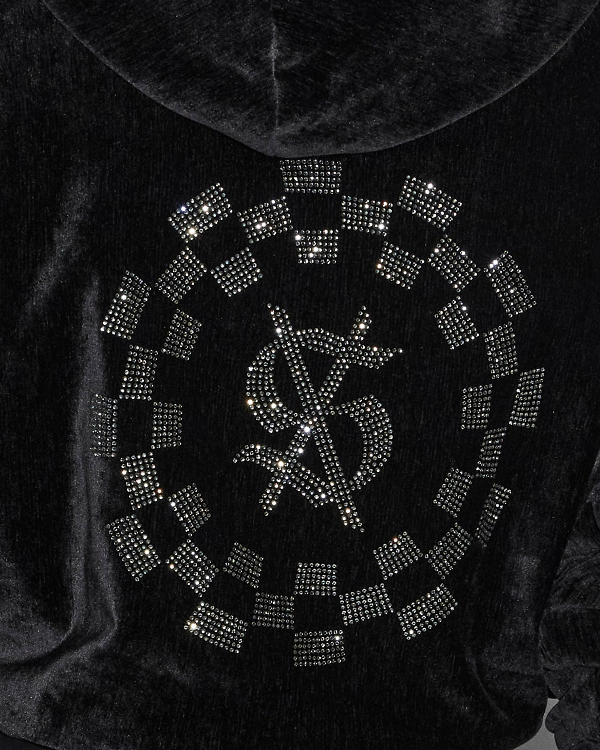 Womens Ritzy Infinity Jumper Black Boxy Fleece - Black