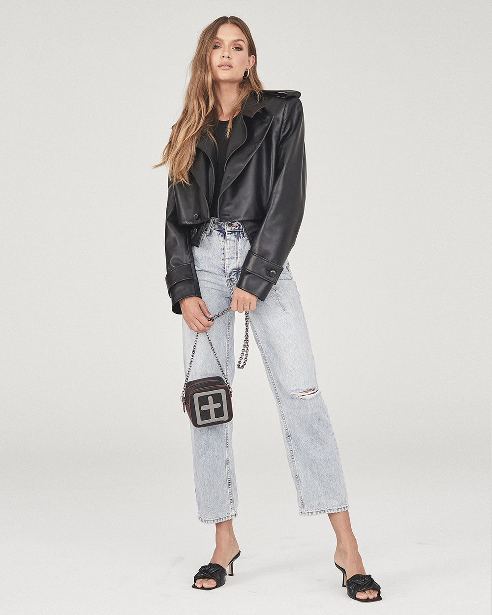 WOMENS BROOKLYN JEAN SKREAM TRASHED DENIM JEANS