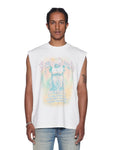 KSAINT CUT OFF TEE VINTAGE WHITE