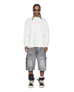 MENS LAYBEL EKCESS LS TEE TRU WHITE TEES