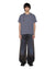 MENS  SLUB SID SS TEE CHARCOAL SLIM TEES