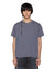 MENS  SLUB SID SS TEE CHARCOAL SLIM TEES