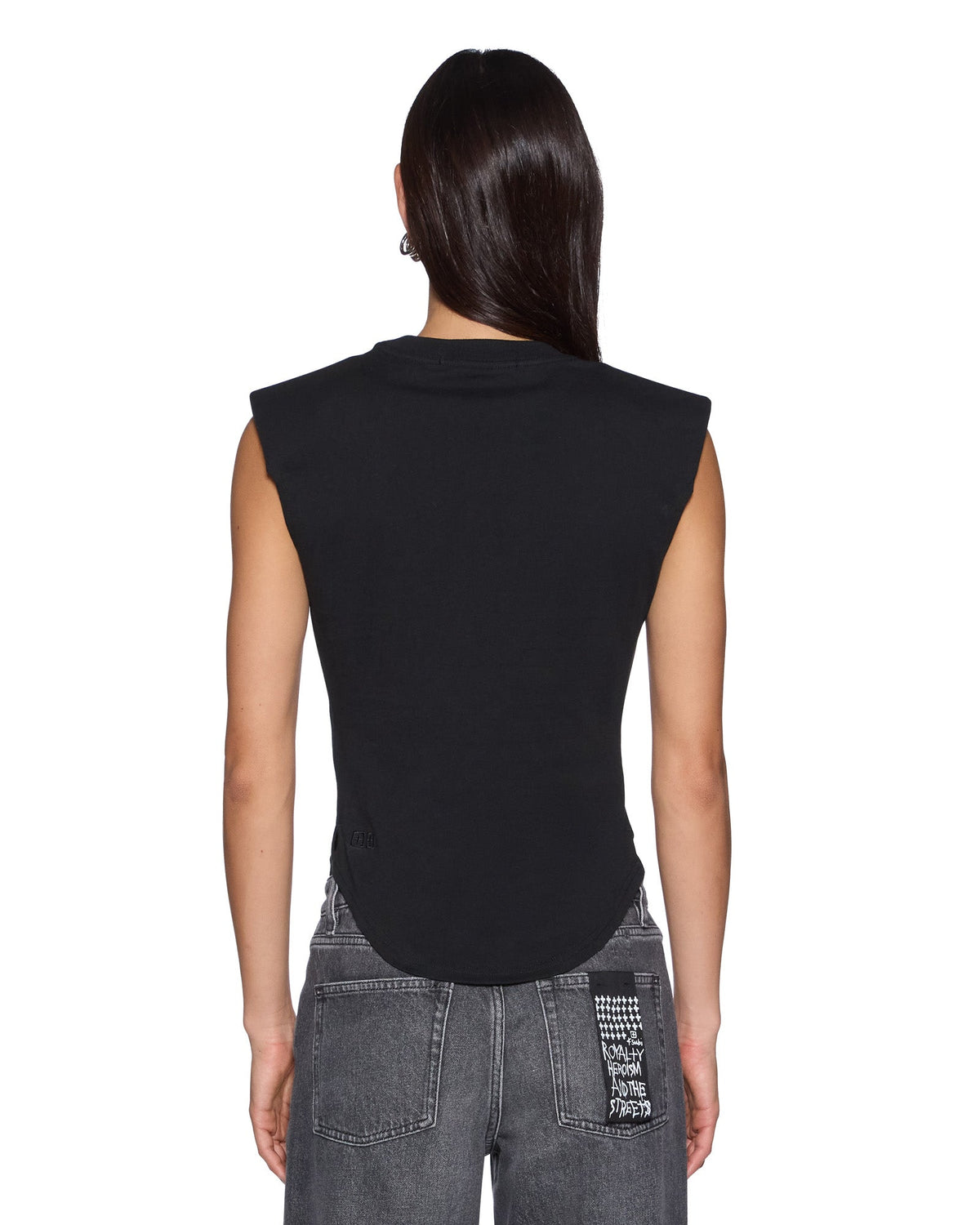 Womens Sott Capital Ss Tee Black Regular Tees - Black