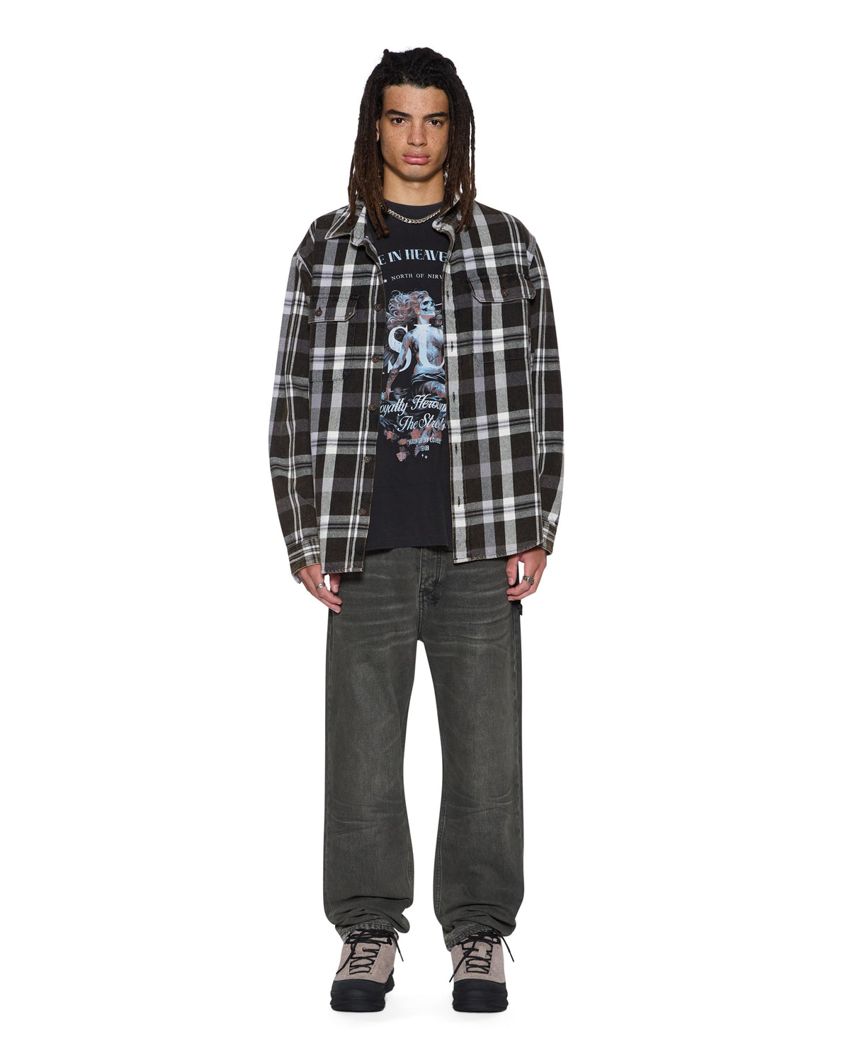 MENS MAXX OPERATOR MEKANIK GREY DENIM JEANS