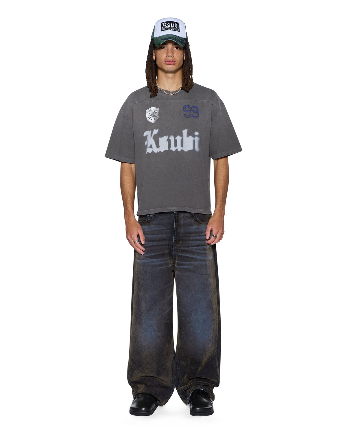 UTOPIA HALEN RAGLAN SS TEE CHARCOAL