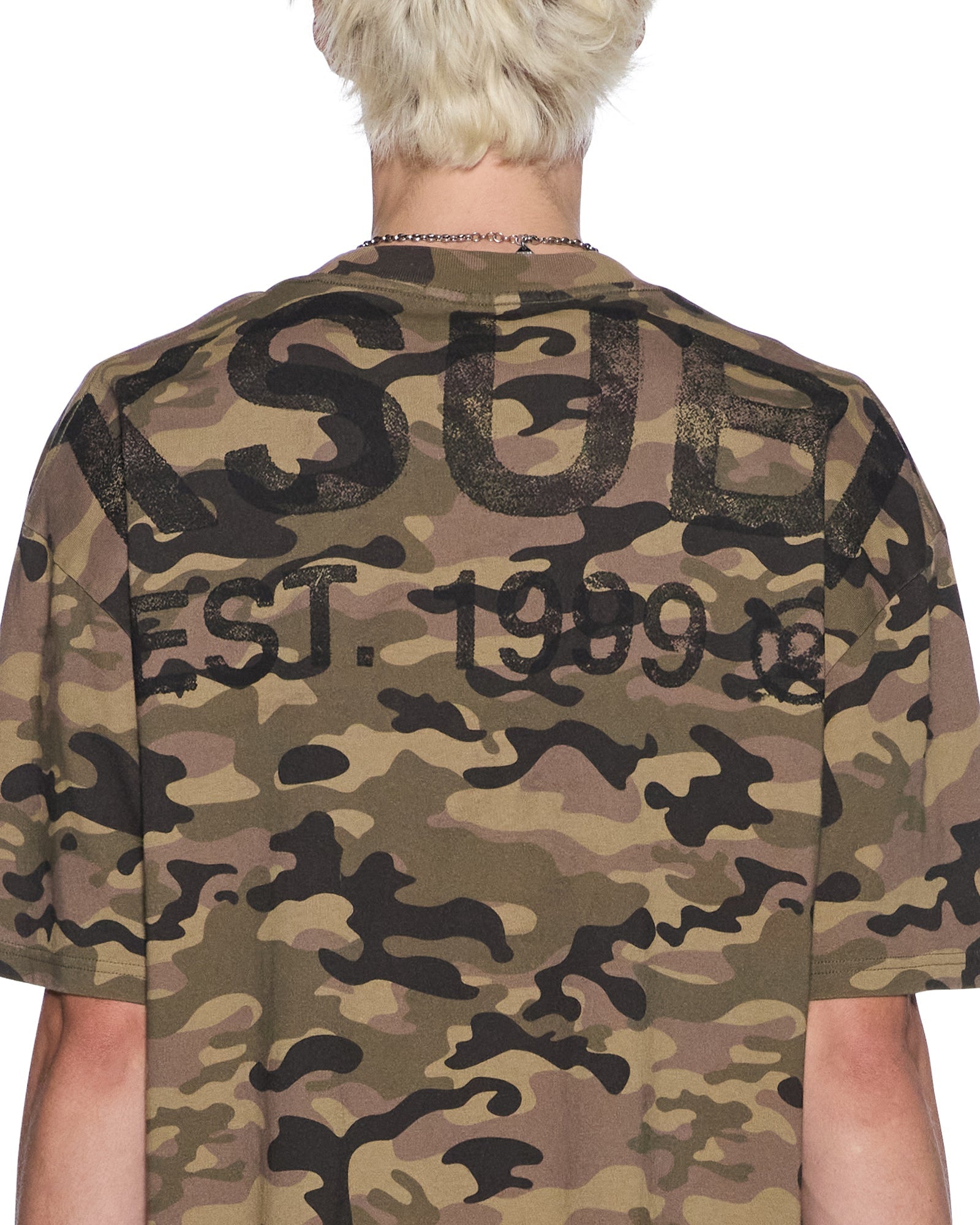 MENS  STATE HALEN SS TEE CAMO BAGGY TEES