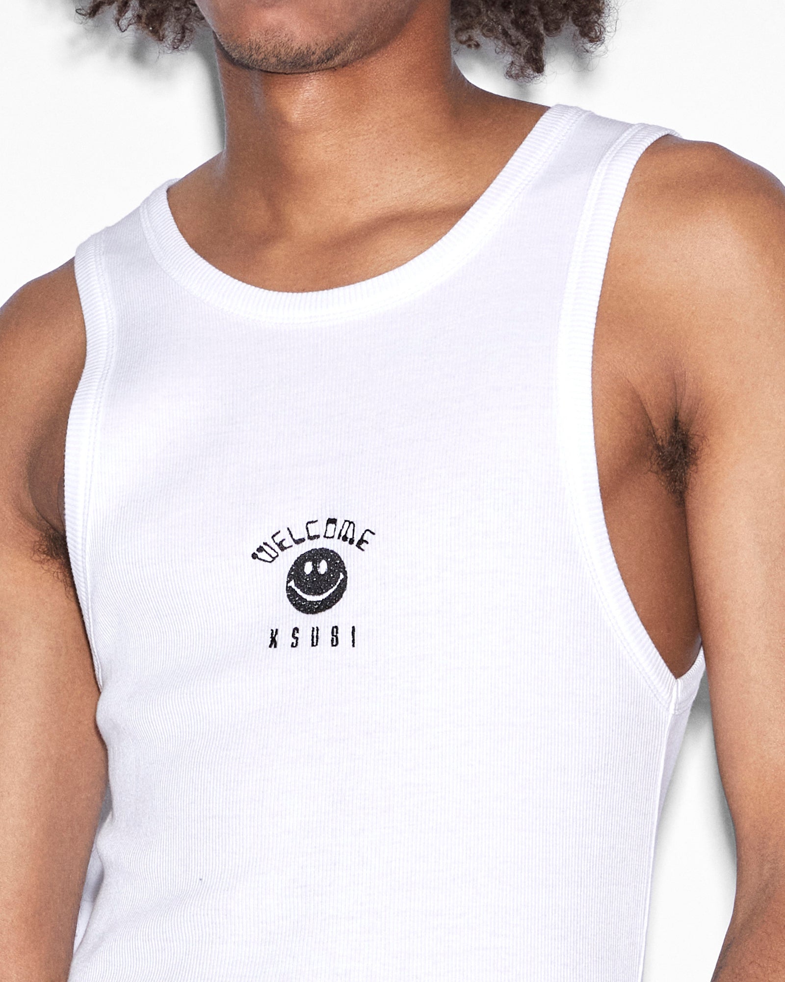 ZINE DEBUT SINGLET WHITE