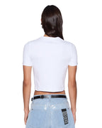 WOMENS KSUBI BLING BABY SS TEE WHITE TEES