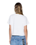 WOMENS NYC SHRUNKEN SS TEE WHITE TEES