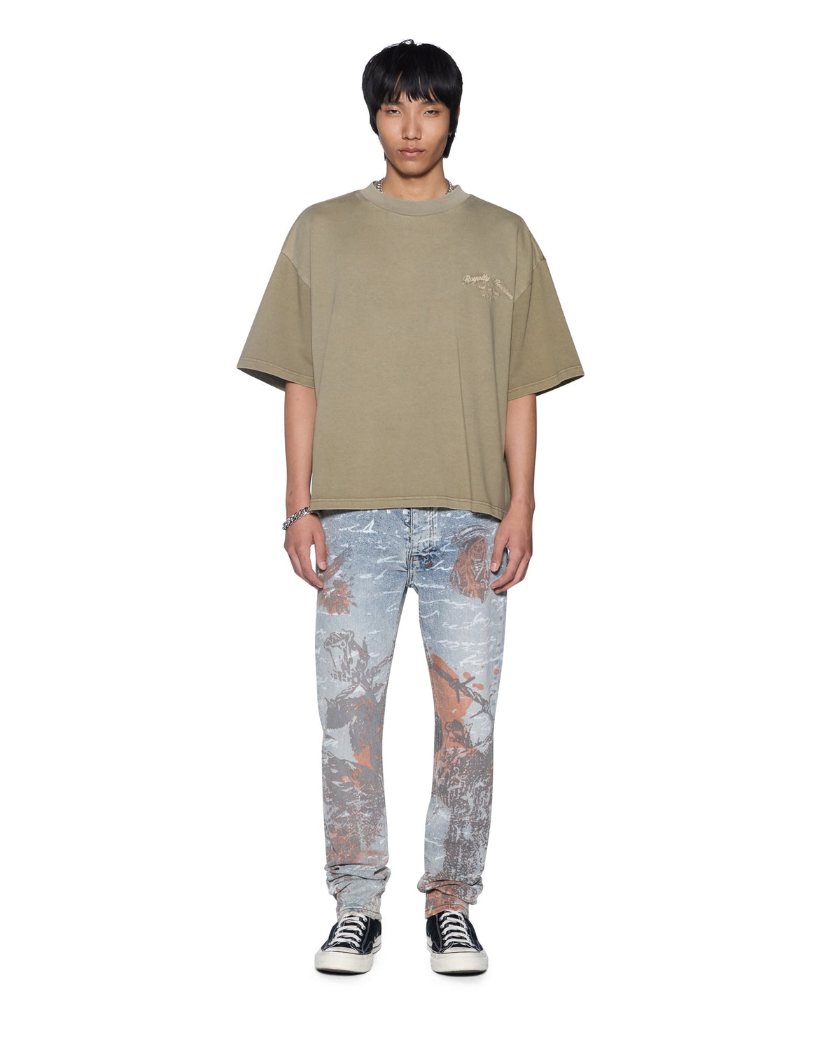 MENS ROYALTY HALEN SS TEE MILITANT TEES