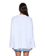 WOMENS SOTT ALTAR BOYFRIEND LS TEE WHITE TEES