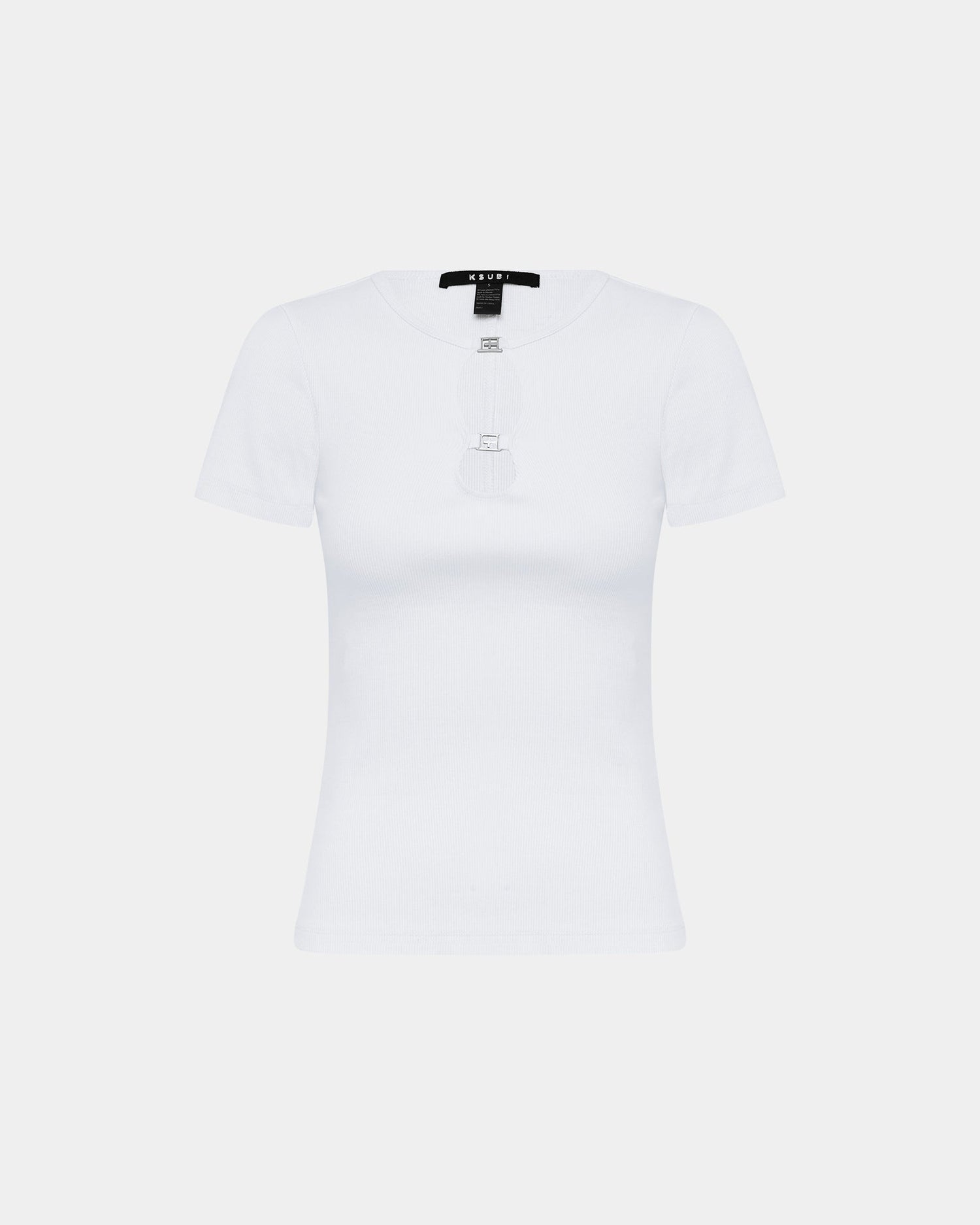 2 CHARM SS TEE WHITE