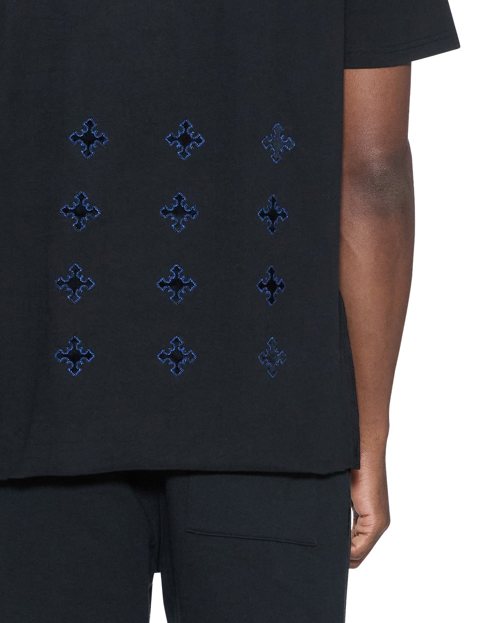 MENS 4X4 PAISE BIGGIE SS TEE COBALT BLACK TEES