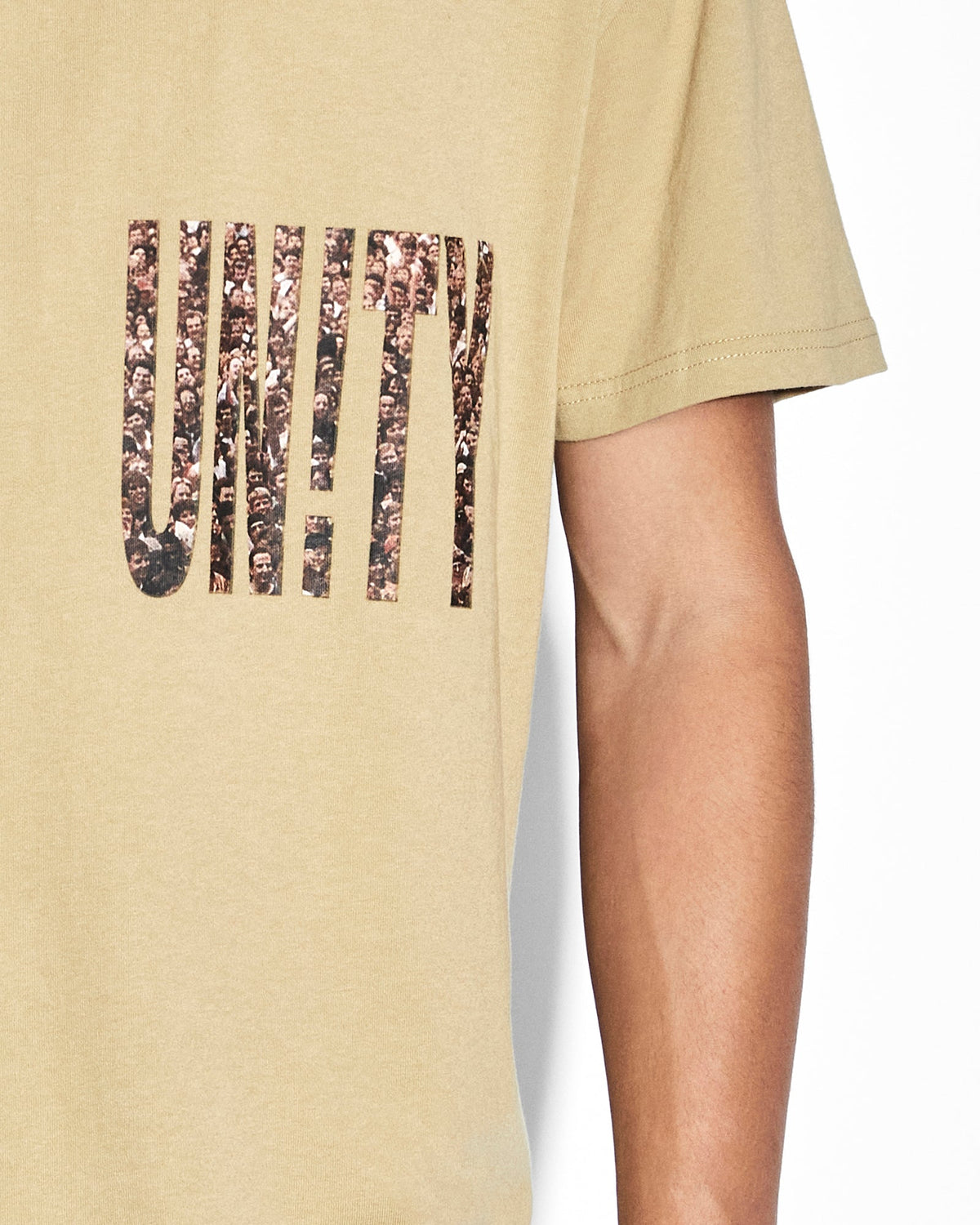 Mens Crowded Biggie Ss Tee Patrol Oversized Tees - Khaki