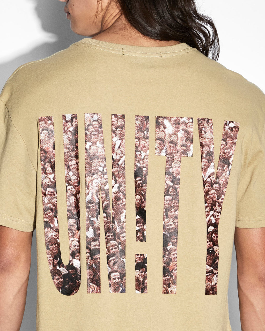 Mens Crowded Biggie Ss Tee Patrol Oversized Tees - Khaki
