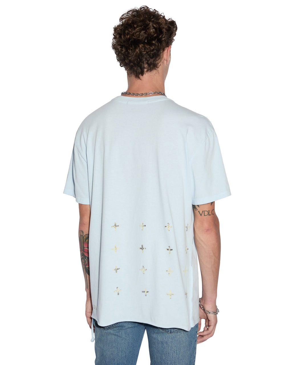 Mens Clubhouse Biggie Ss Tee Shallows Oversized Tees - Blue
