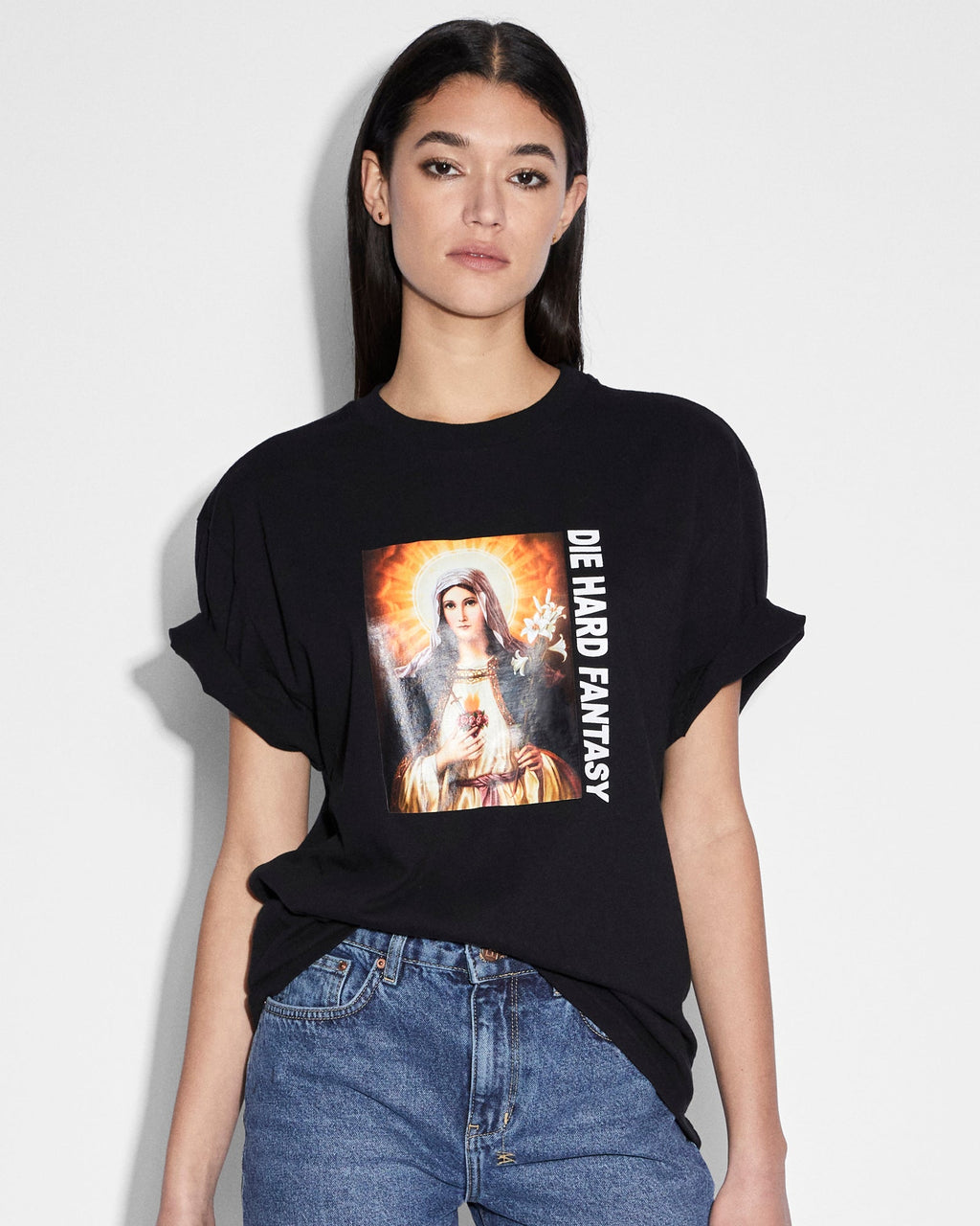 WOMENS DIE HARD OH G SS TEE BLACK TEES