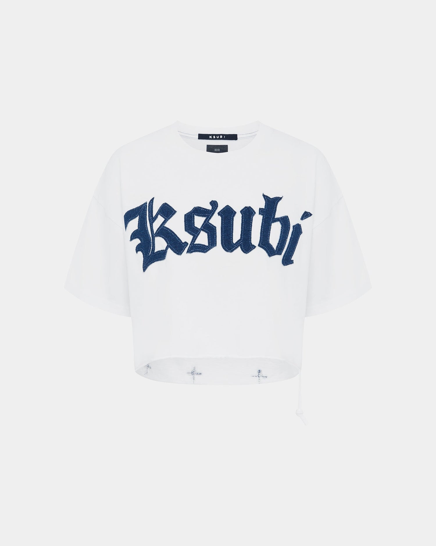 SCRIBE OH G CROP SS TEE WHITE