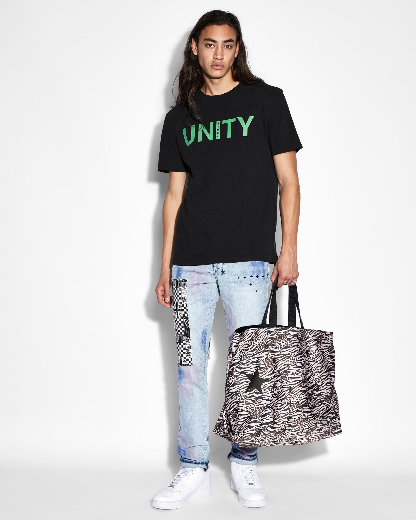 UNITY KASH SS TEE JET BLACK