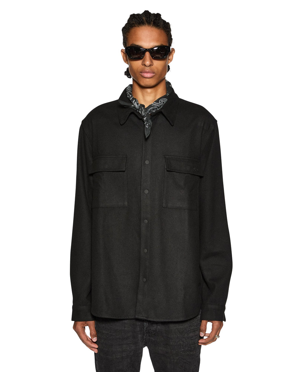 Mens 1999 Snakebite Ls Shirt Black Regular Shirts - Black