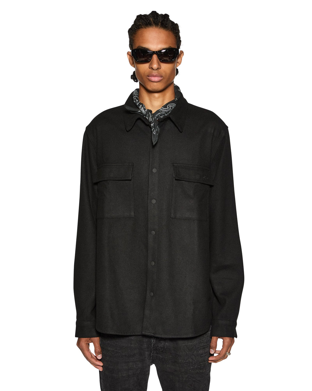 Mens 1999 Snakebite Ls Shirt Black Regular Shirts - Black