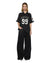 WOMENS  99 SS JERSEY BLACK BAGGY TEES