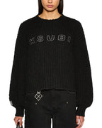 Womens Bookie Knit Black Knitwear - Black