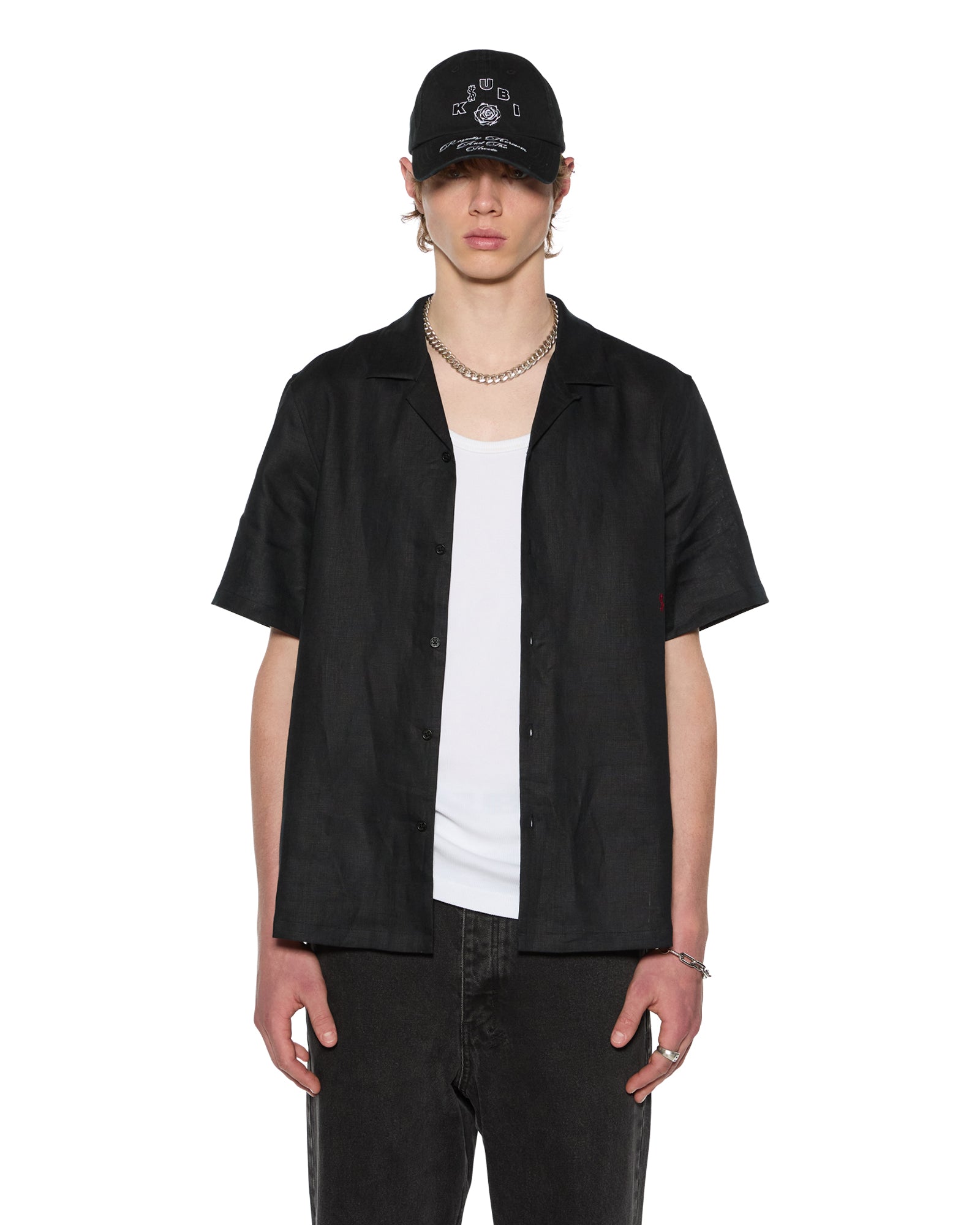 COSTA RESORT SS SHIRT BLACK