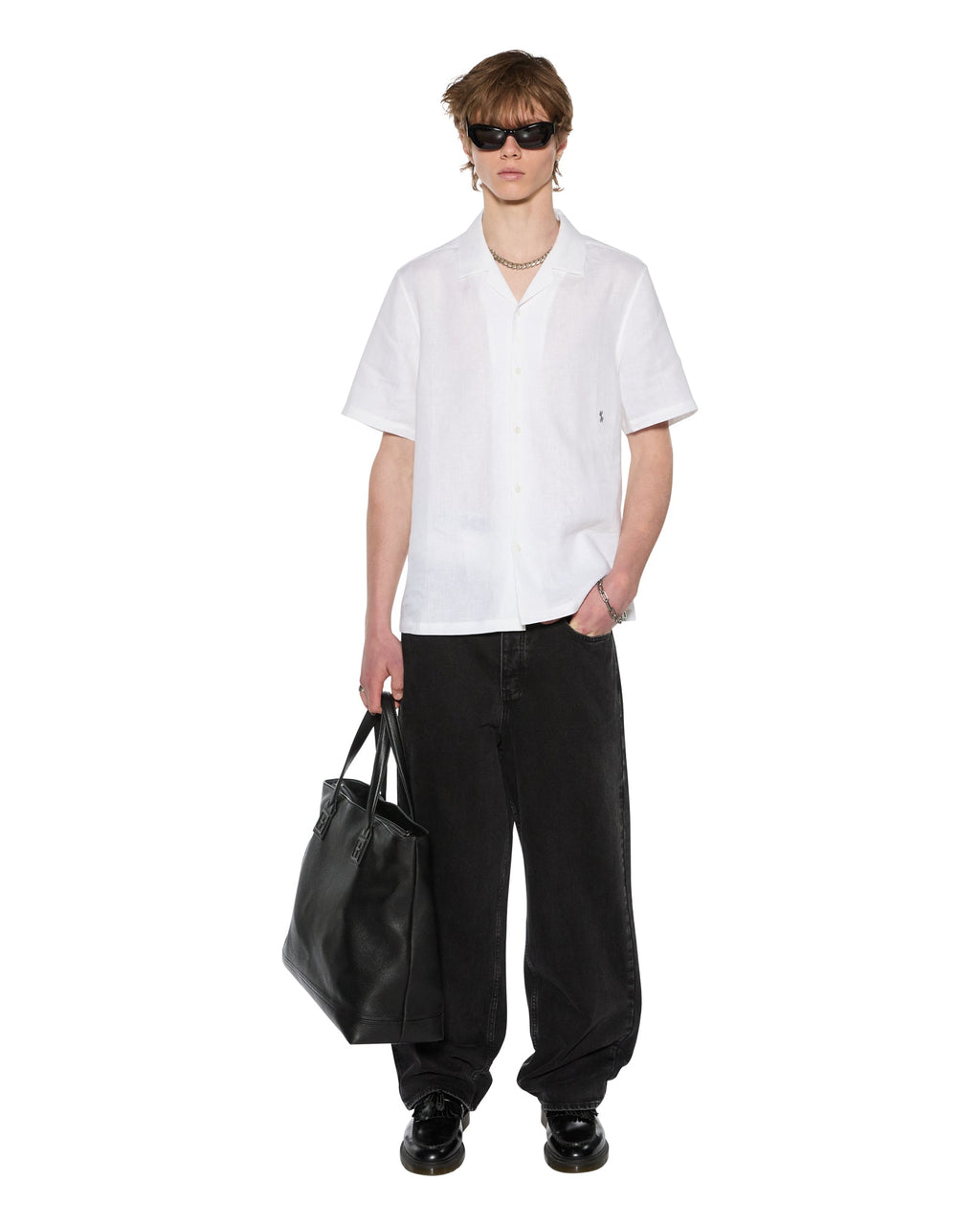 MENS COSTA RESORT SS SHIRT WHITE SHIRTS