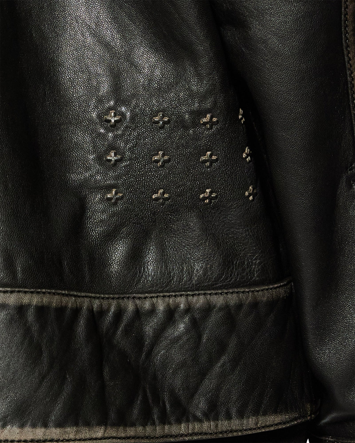 Womens Creed Jacket Aged Black Oversized Jackets - Black