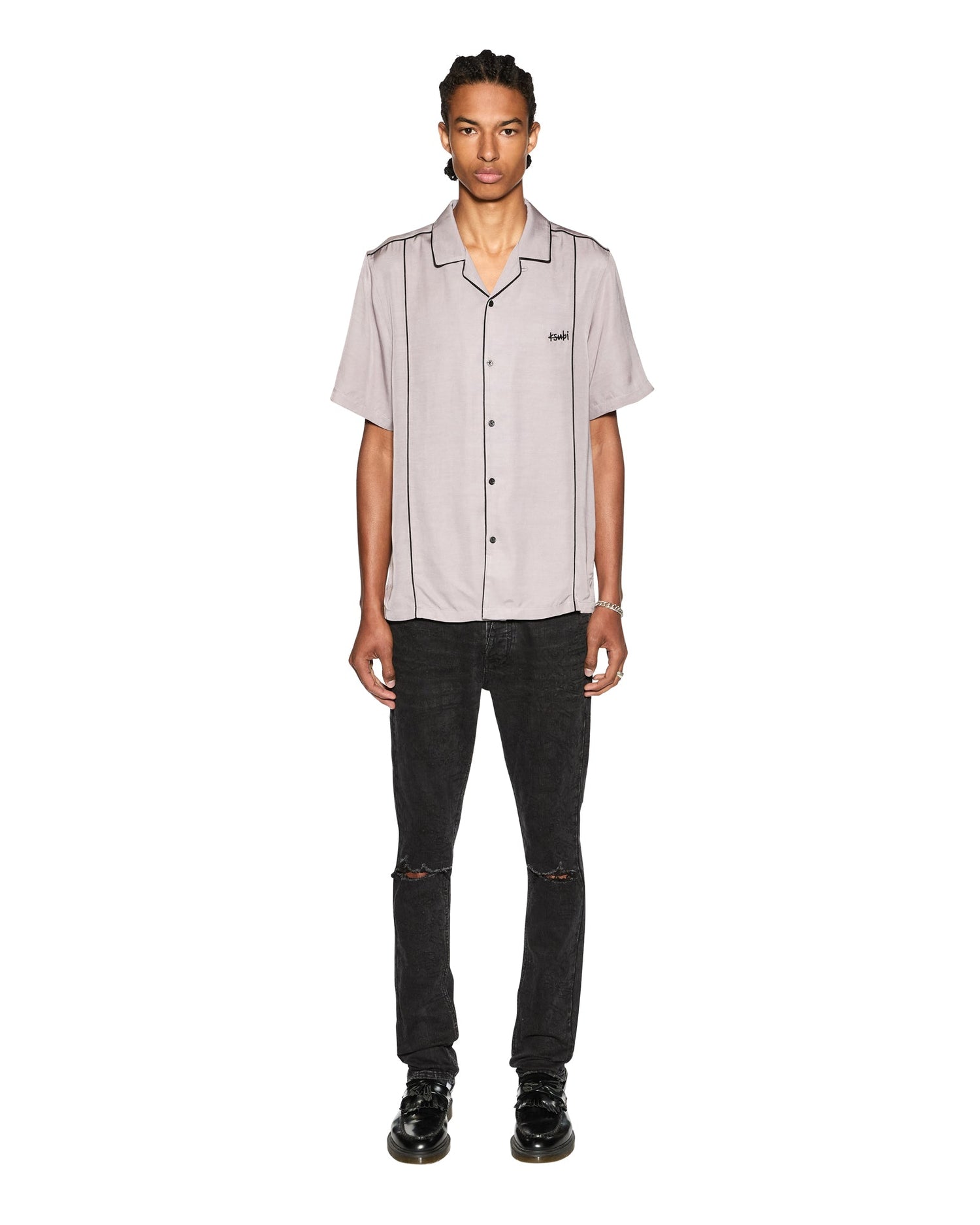 DOWNTOWN RESORT SS SHIRT HAZE