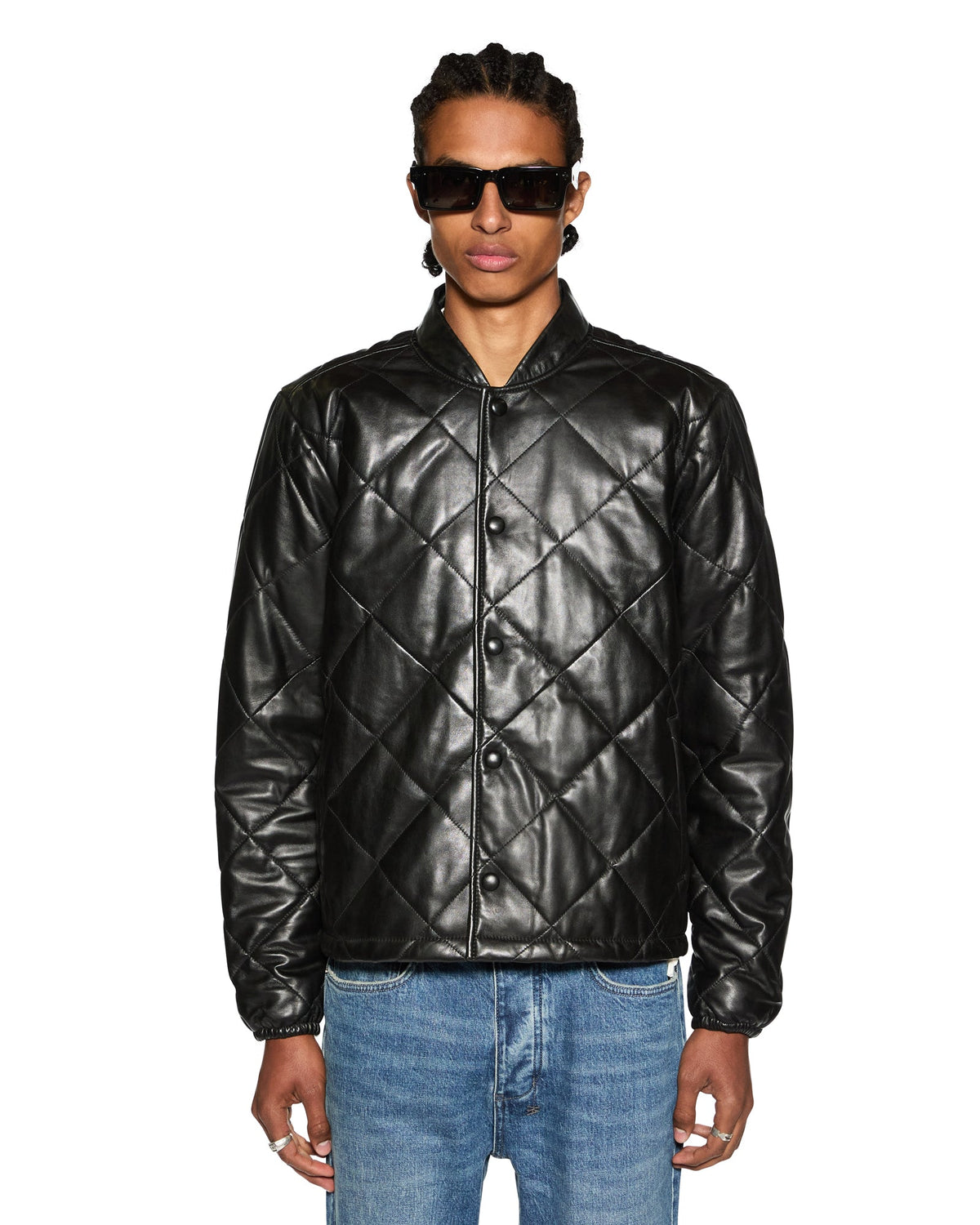 ECLIPSE QUILTED BOMBER BLACK