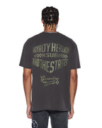 MENS GARAGE BIGGIE SS TEE FADED BLACK TEES