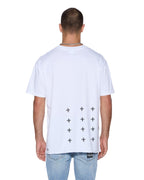 Mens Plated Biggie Ss Tee Tru White Oversized Tees - White