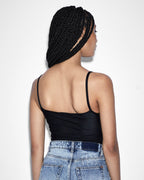 Womens Precious Bodysuit Black Fitted Fashion Tops - Black