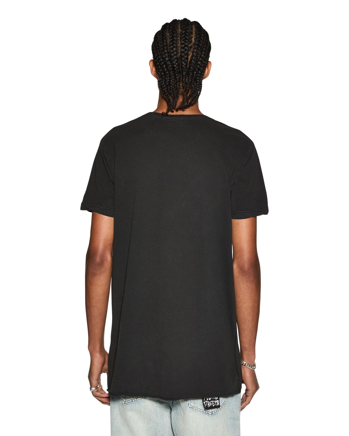 MENS SEEING LINES SS TEE BLACK TEES