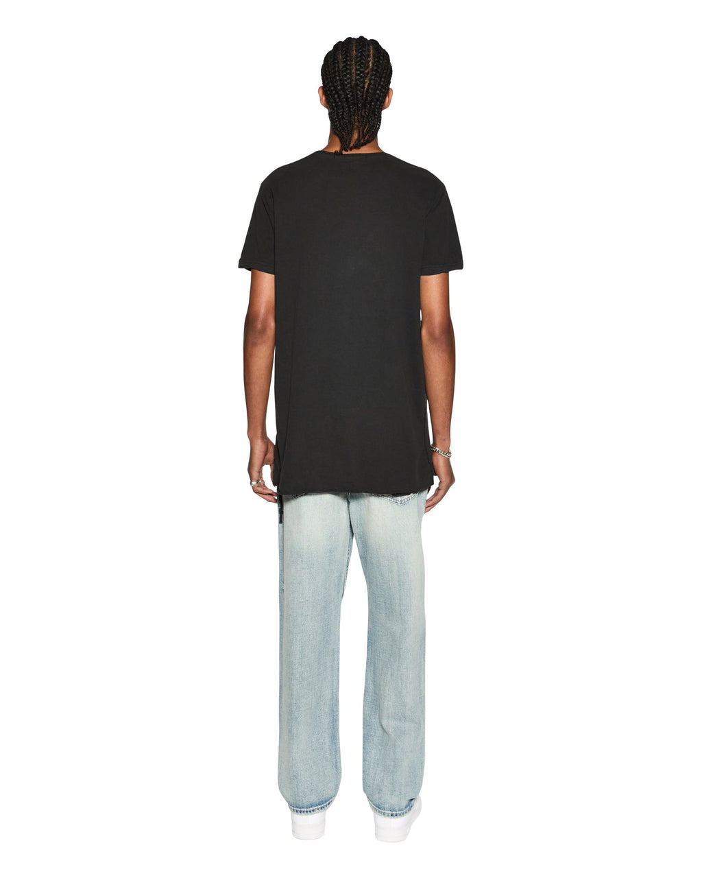 MENS SEEING LINES SS TEE BLACK TEES