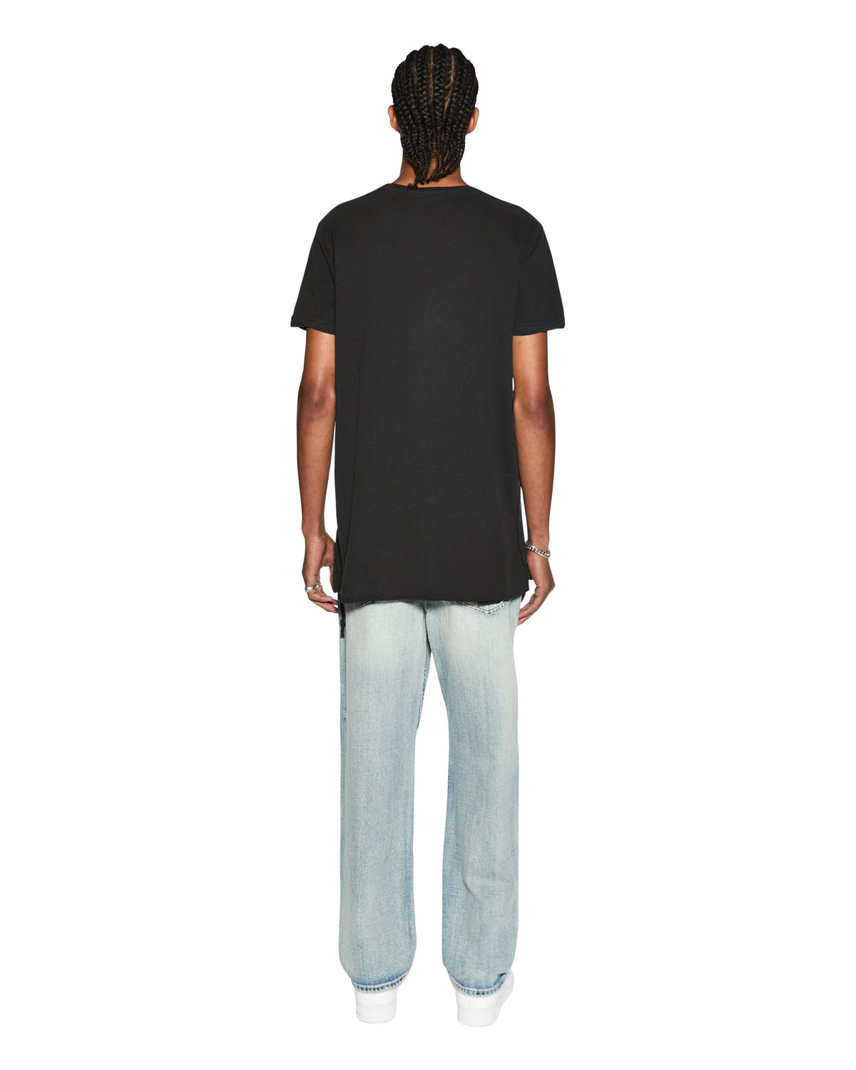MENS SEEING LINES SS TEE BLACK TEES