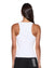 WOMENS  STACKED ORIGIN TANK WHITE FITTED FASHION TOPS
