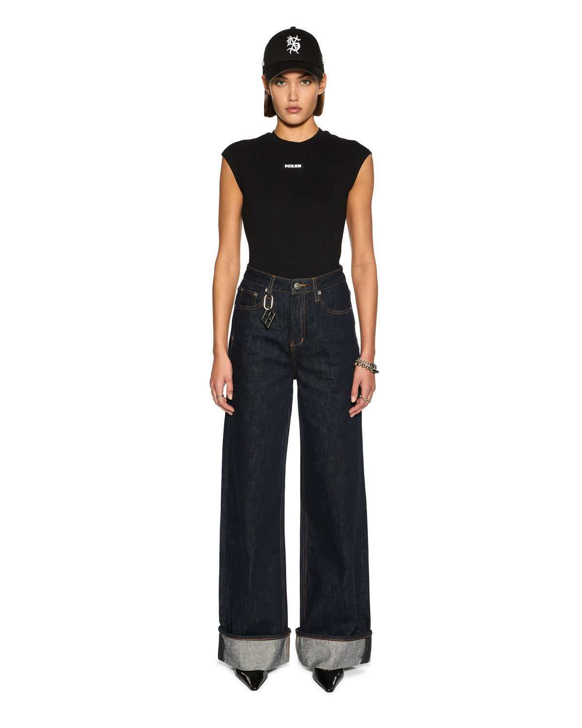 WOMENS STAPLE SS TEE BLACK TEES