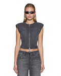 FATE TOP GLITCH GREY