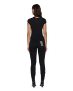 WOMENS STAPLE SS TEE BLACK SHEER TEES