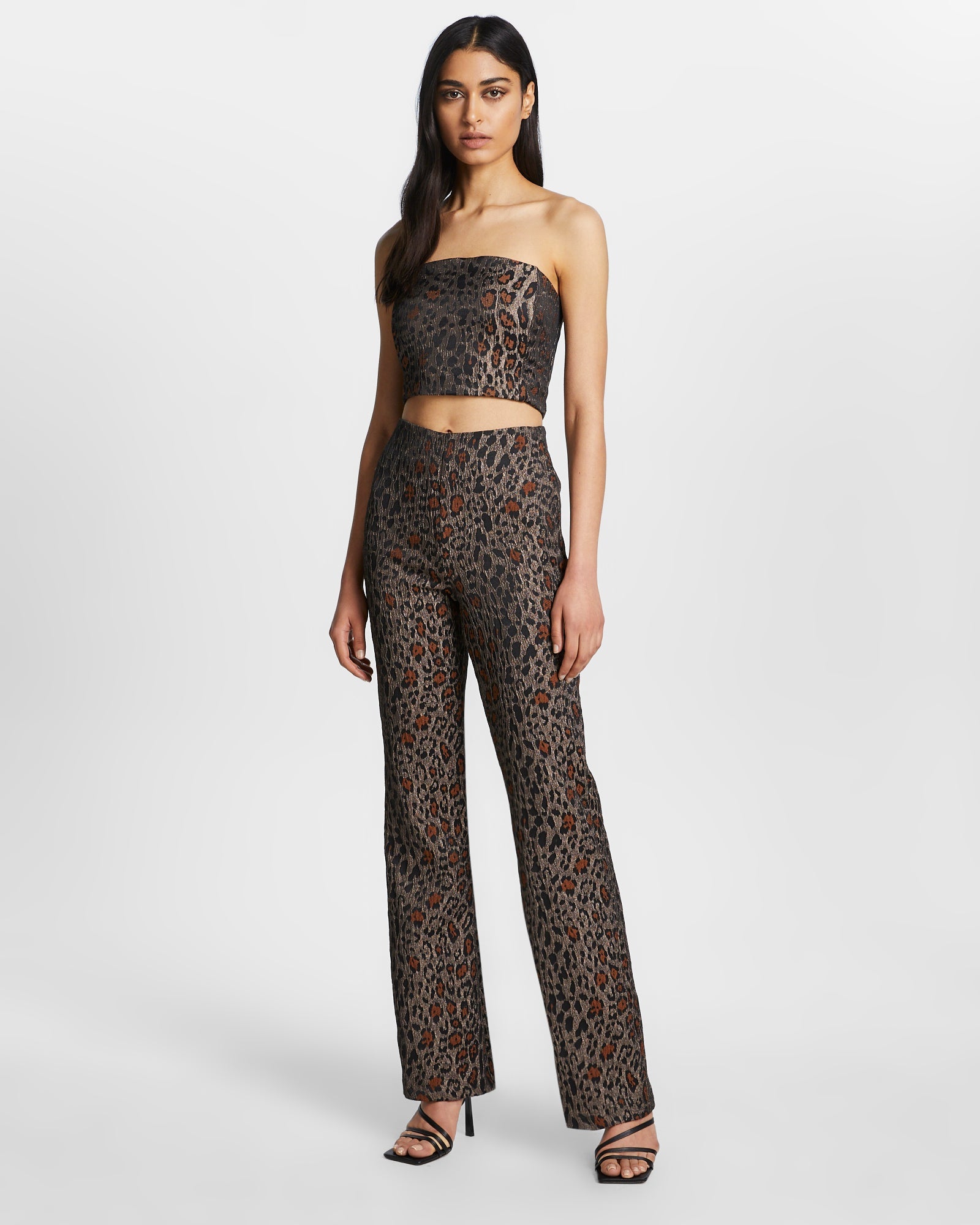 WOMENS  THREE AM PANT LEOPARD FLARE PANTS