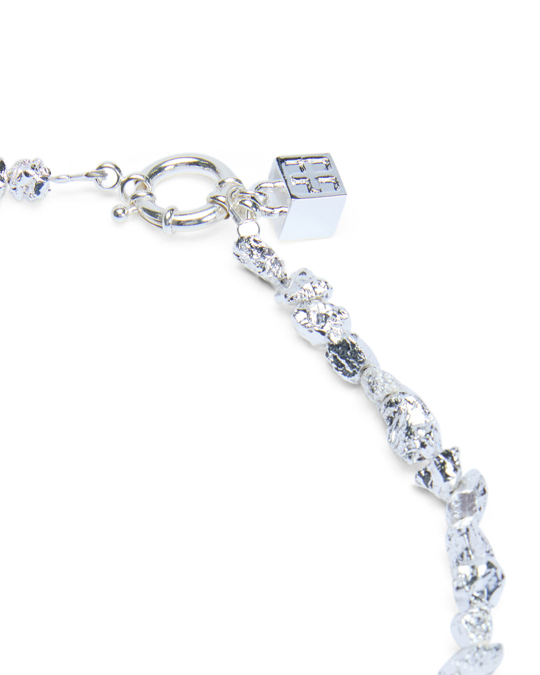 UNCUT SILVER CHOKER