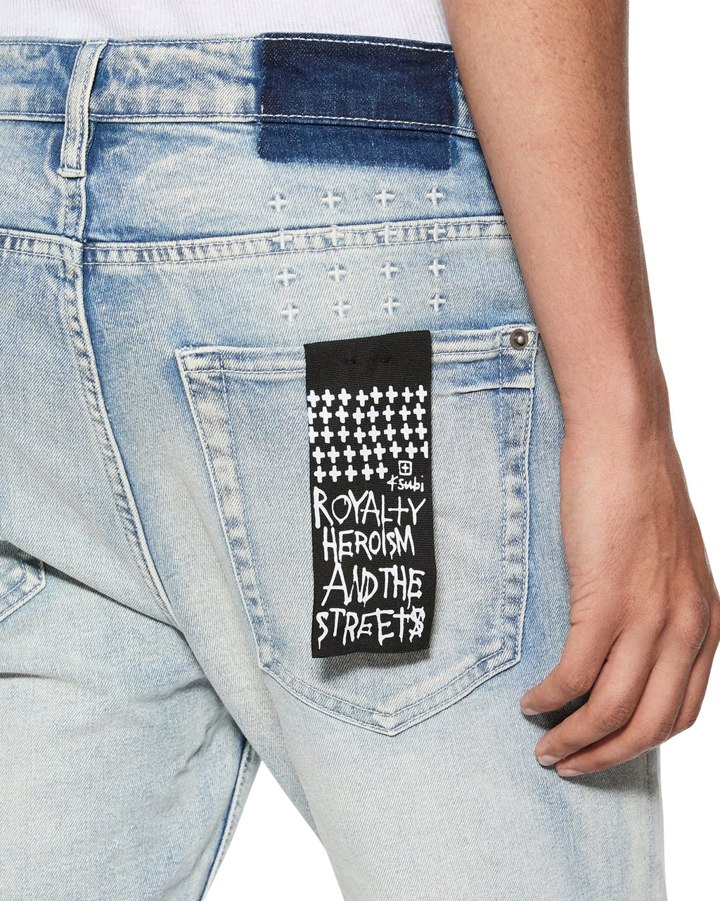 Mens Van Winkle Legacy Plus Skinny Denim Jeans - Denim