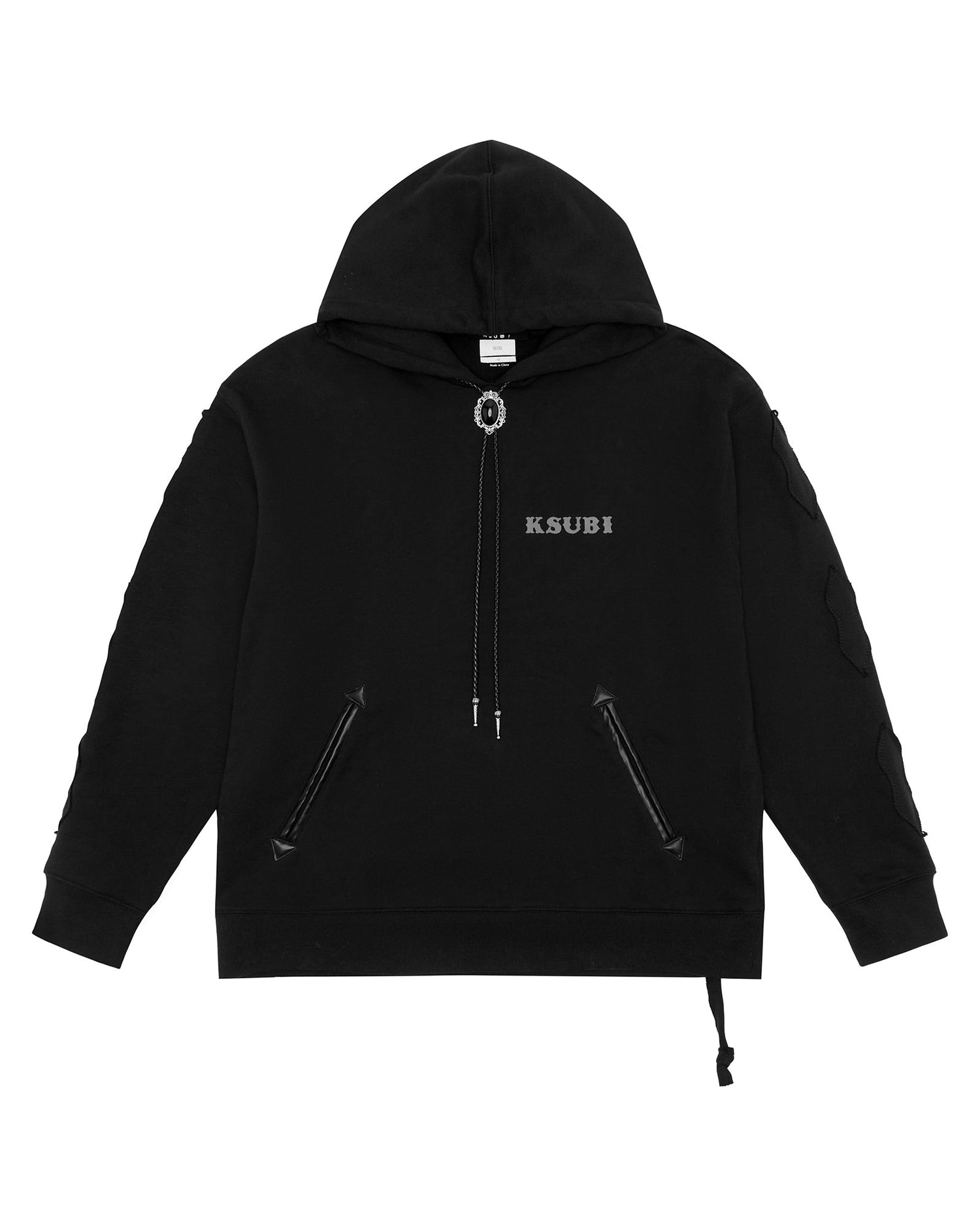 WEST BIGGIE HOODIE JET BLACK