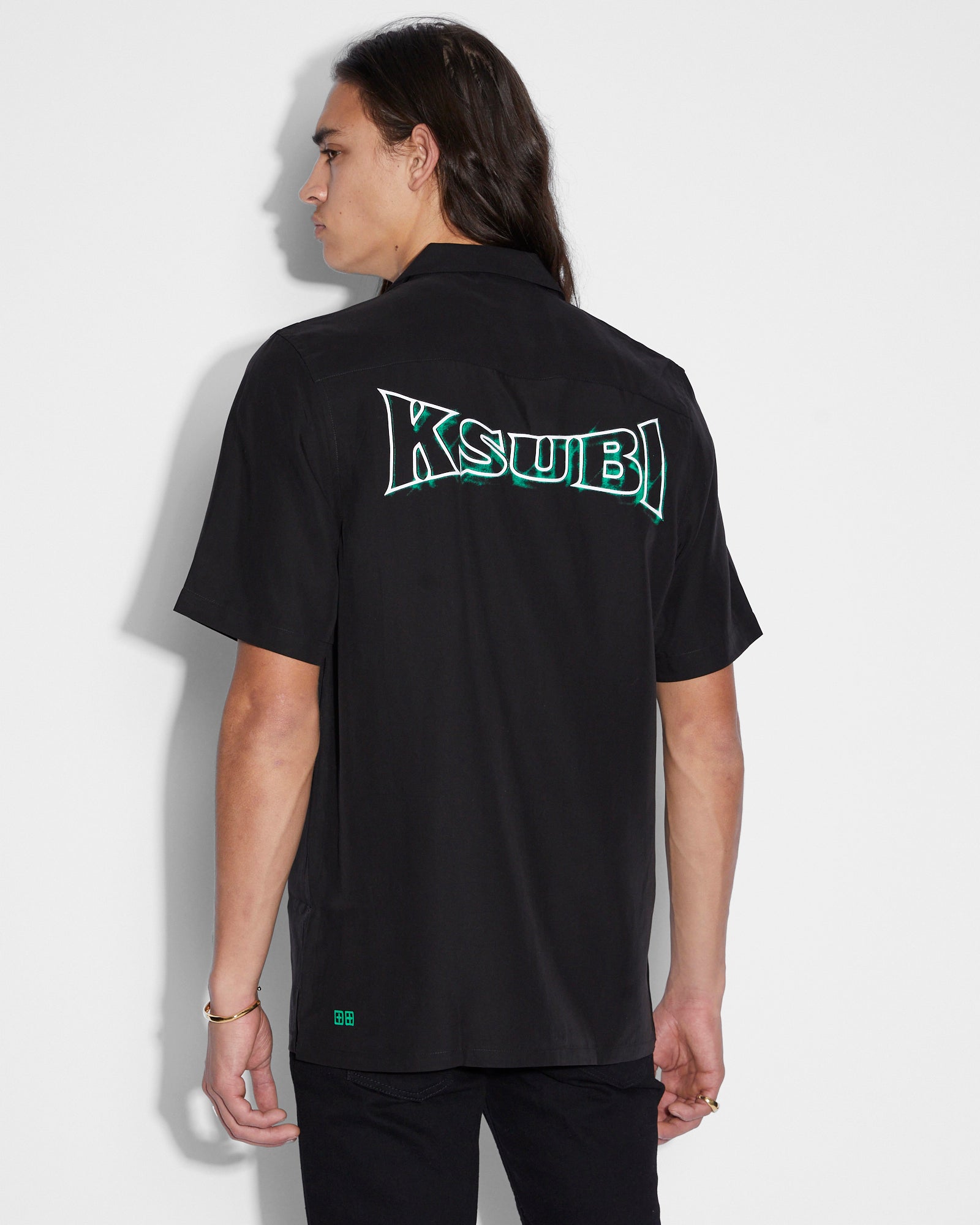 NEON RESORT SS SHIRT BLACK