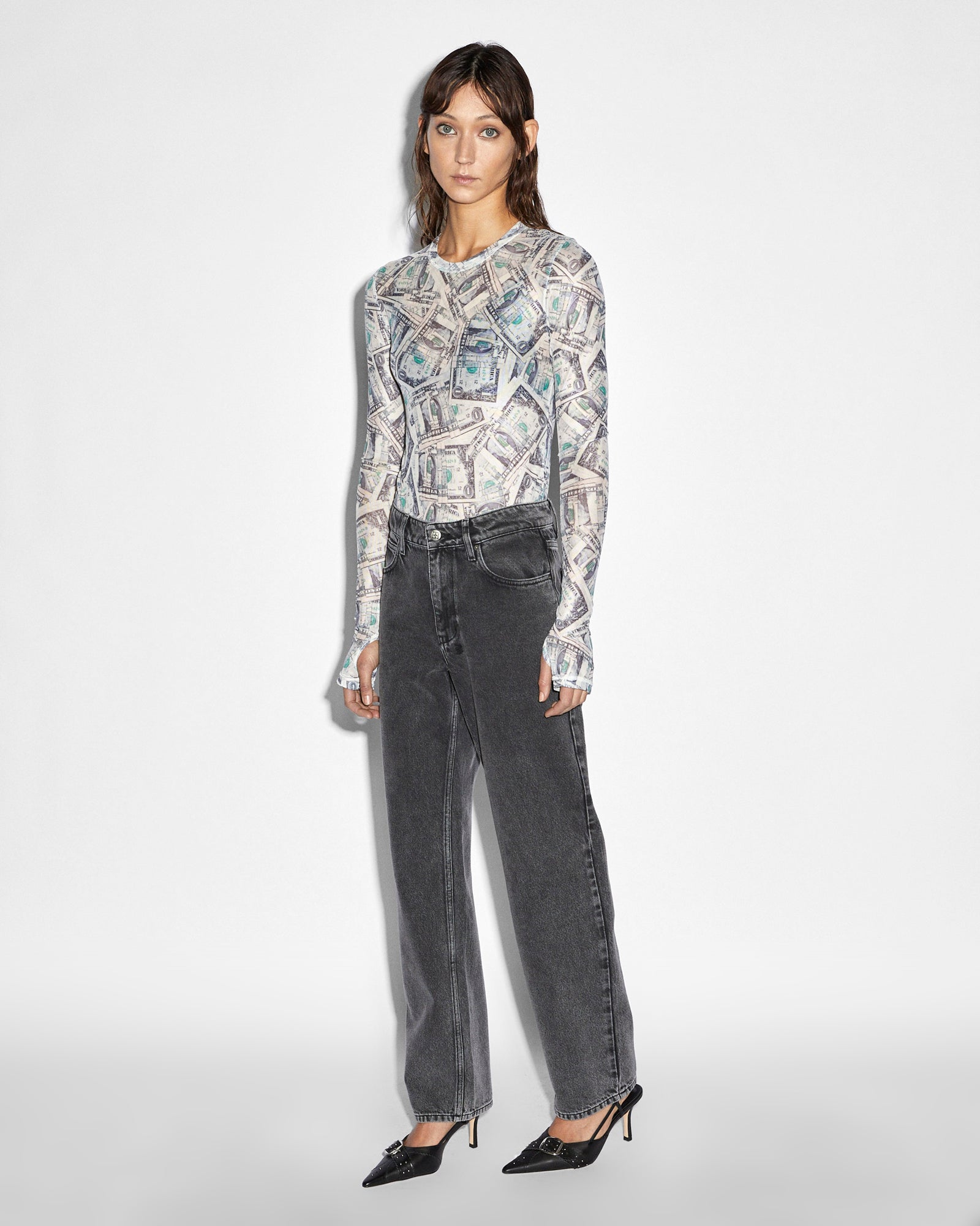 WOMENS  BROOKLYN JEAN DAZE TRIP STRAIGHT DENIM JEANS