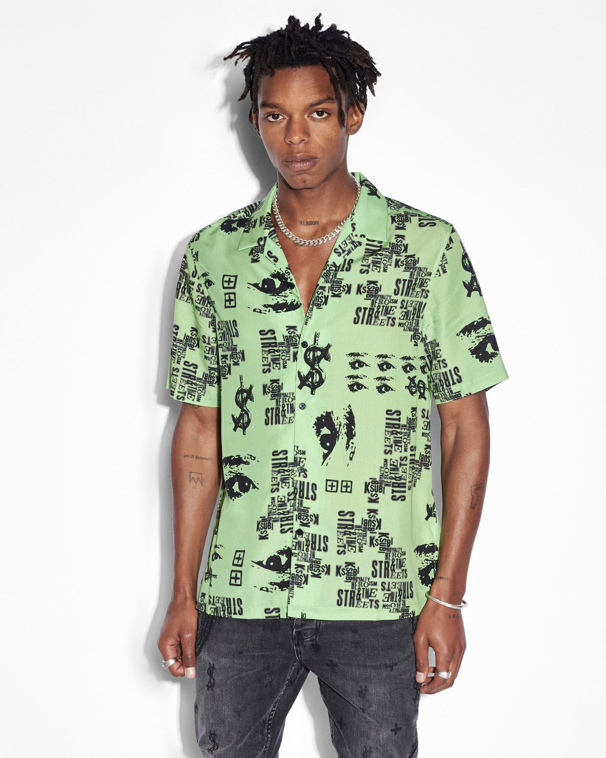 GRAFF RESORT SS SHIRT GREEN